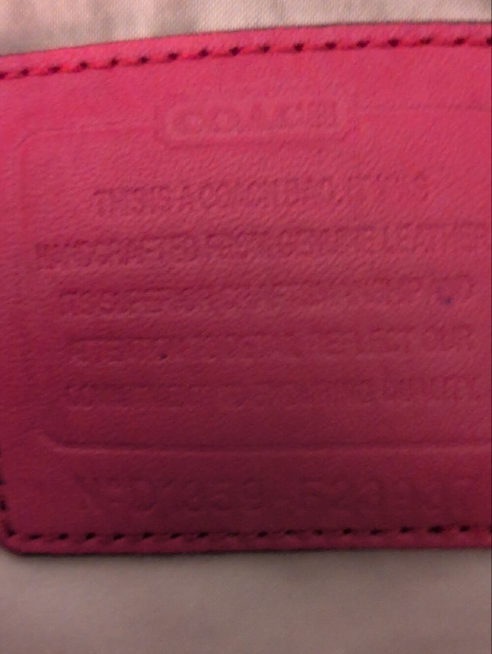 Coach Daisy  Leather Shoulder Bag in Dark Pink - Picture 11 of 16